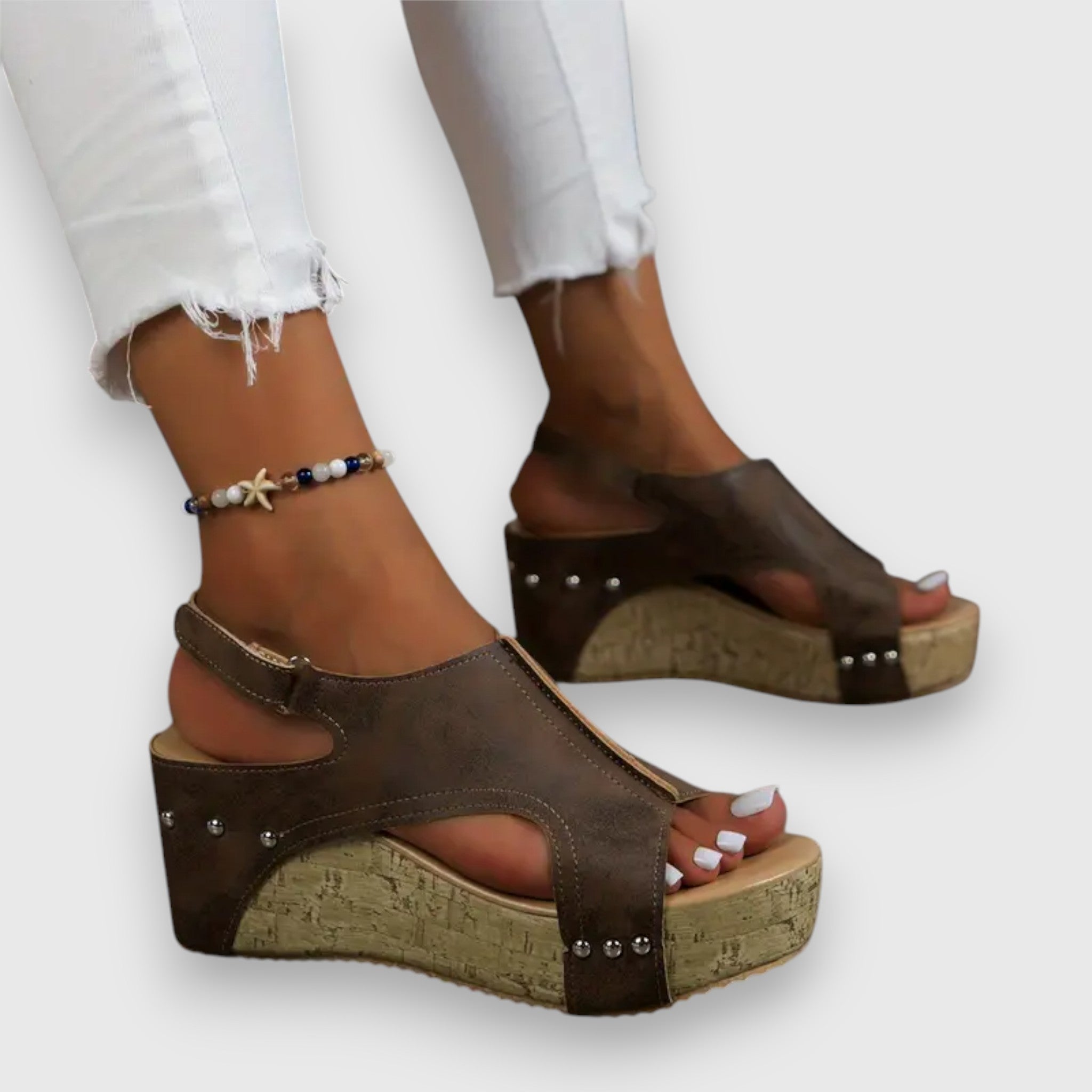 Mia – Sandalia de Plataforma Vintage