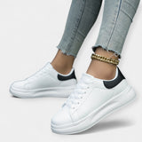 Zapatillas Deportivas de Cuero Blancas