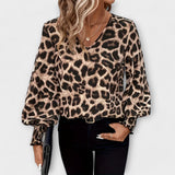 Jadranka - Blusa de Leopardo Estilizada