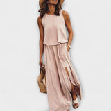 Silvija – Vestido sin mangas, ligero y elegante
