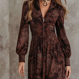 Vestido Maxi Silueta Con Formas