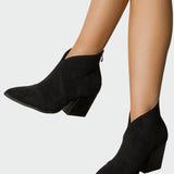 Kristýna Elegante Zapatos de Ante con Tacón Alto