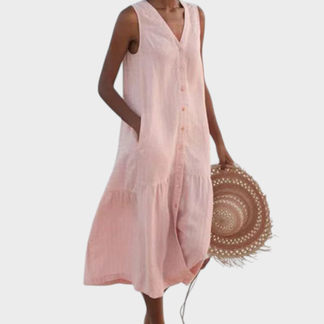 Vita - Vestido Elegante y Atractivo con Escote en V