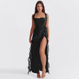 Meissa | Vestido con Volantes Asimétricos