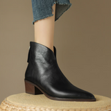 Camila - Botines con tacón bajo