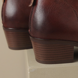 Camila - Botines con tacón bajo