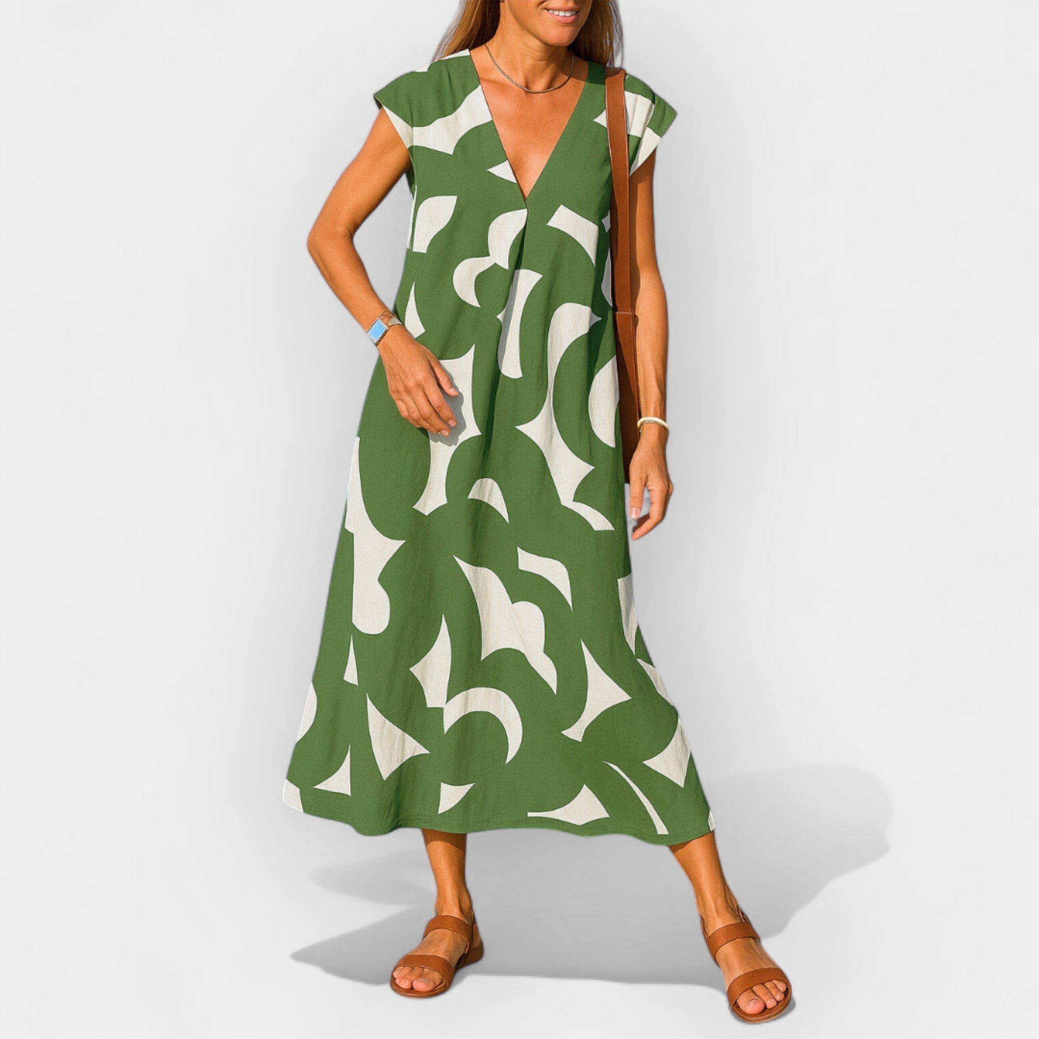 Hela – Vestido aéreo elegante con escote en V