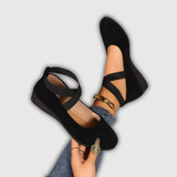 Calerinne | Zapatos Ballerina de Cuña Cerrada