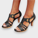 Lucija - Sandalias clásicas y cómodas de cuero sintético