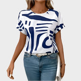 Lea – Camiseta cómoda para cada día con patrón