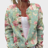 Danica - Cárdigan floral para otoño