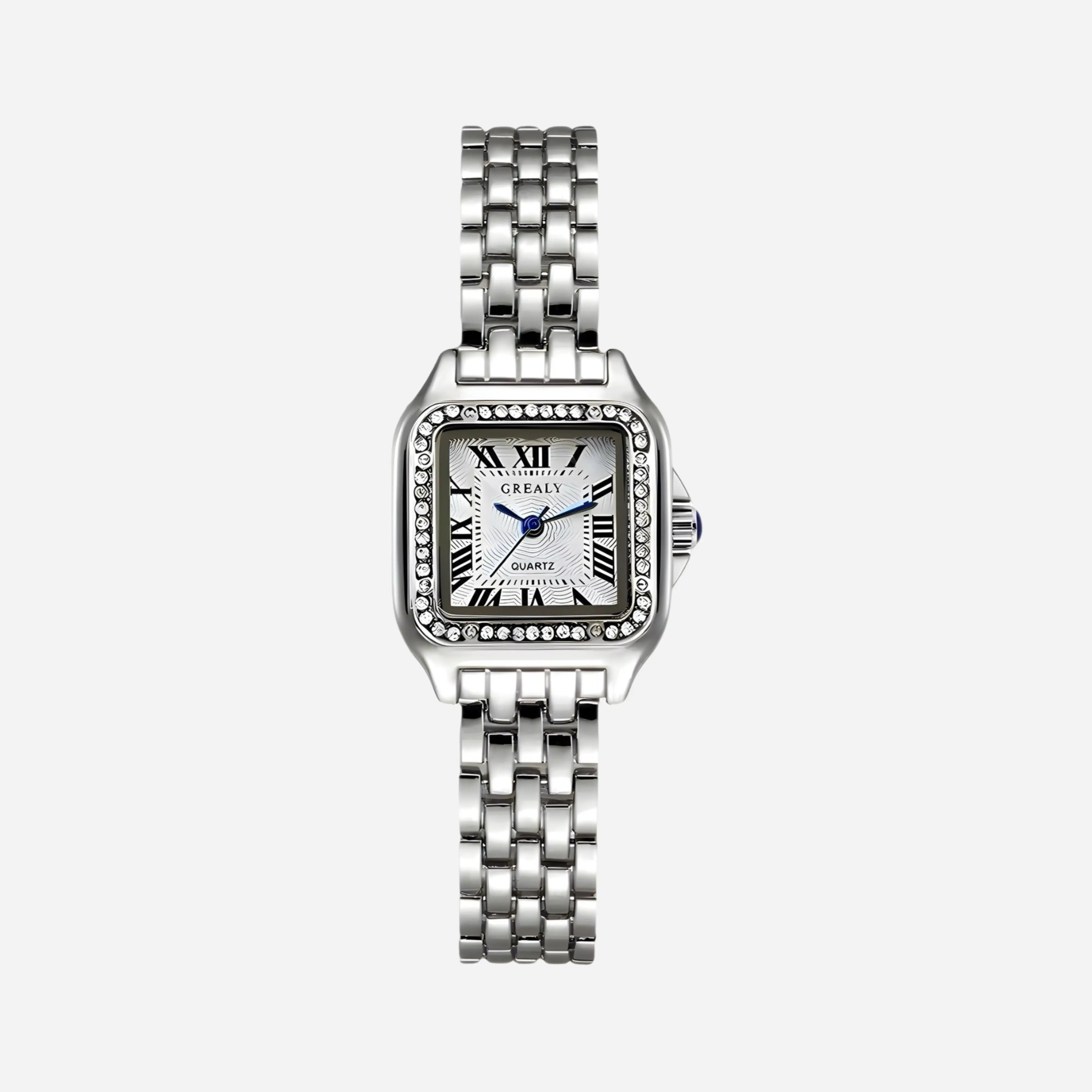 Petra® - Reloj de lujo dorado con números romanos