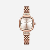 Tara® - Reloj en color oro rosa con cristales