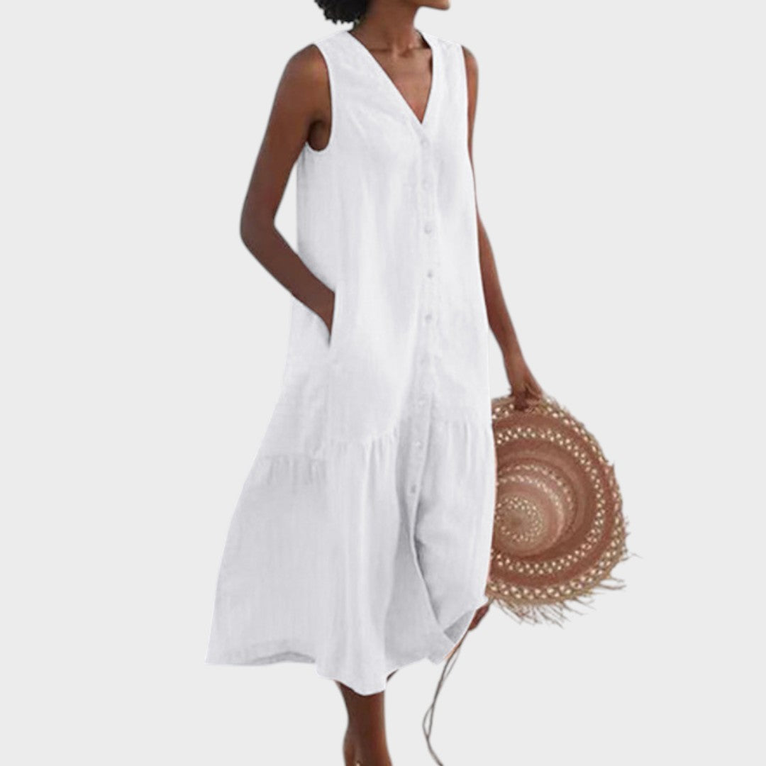 Vita - Vestido Elegante y Atractivo con Escote en V