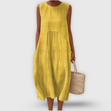 Amalina™ - Vestido de Algodón Elegante