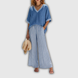 Conjunto de Dúo de Lino Rayado Alira