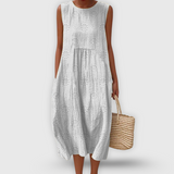 Amalina™ - Vestido de Algodón Elegante