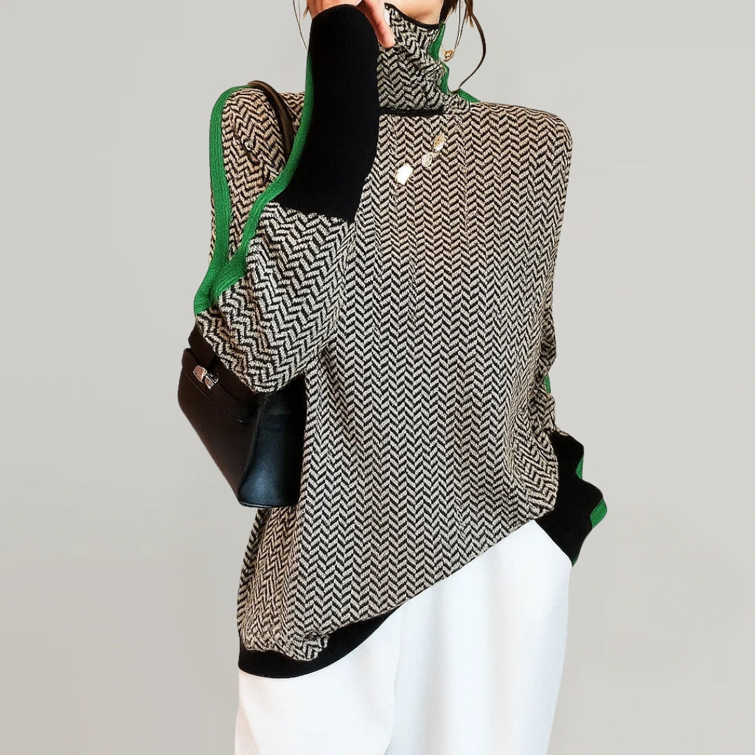 Greta - Suéter de cuello alto