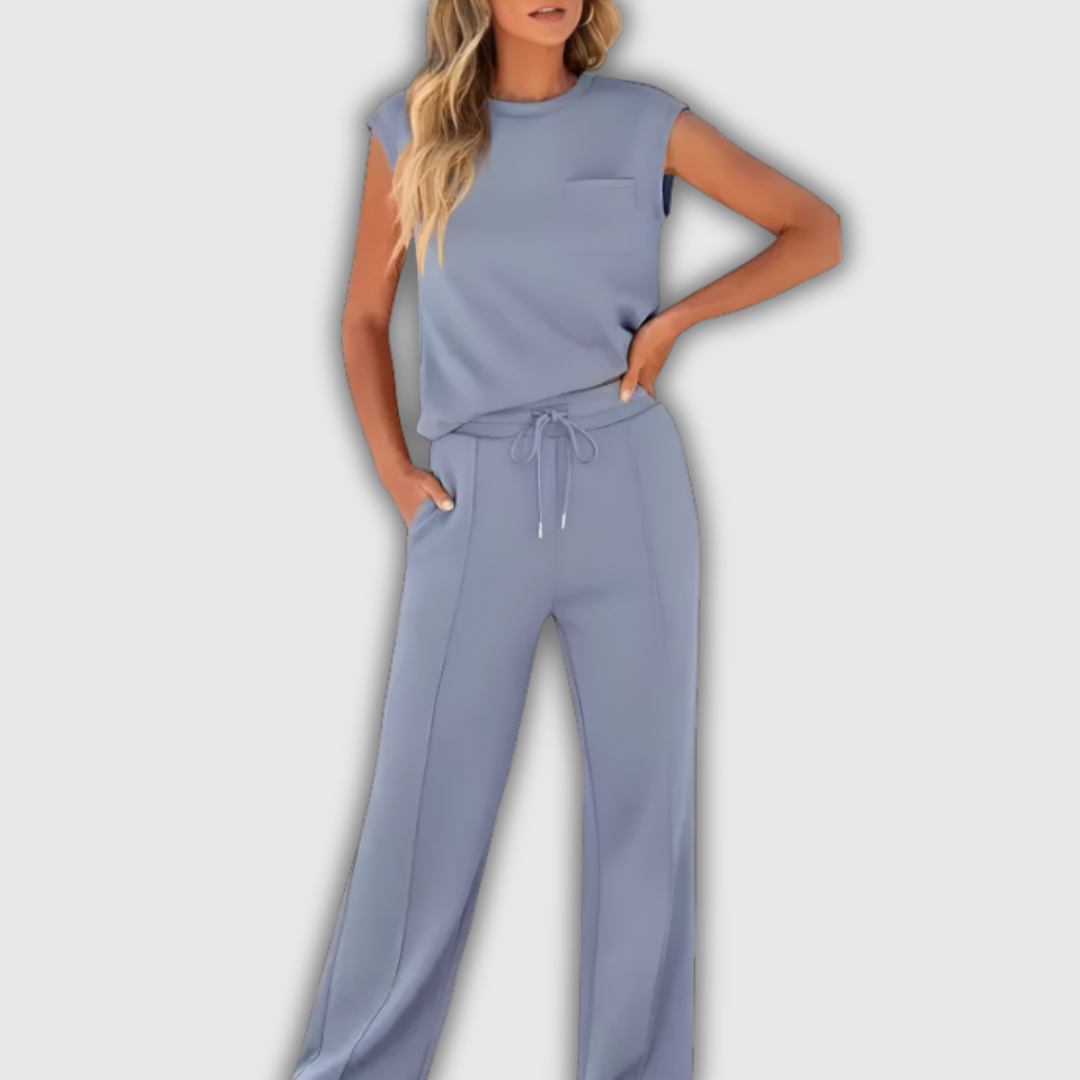 Abigaíl | Conjunto casual de verano con top sin mangas
