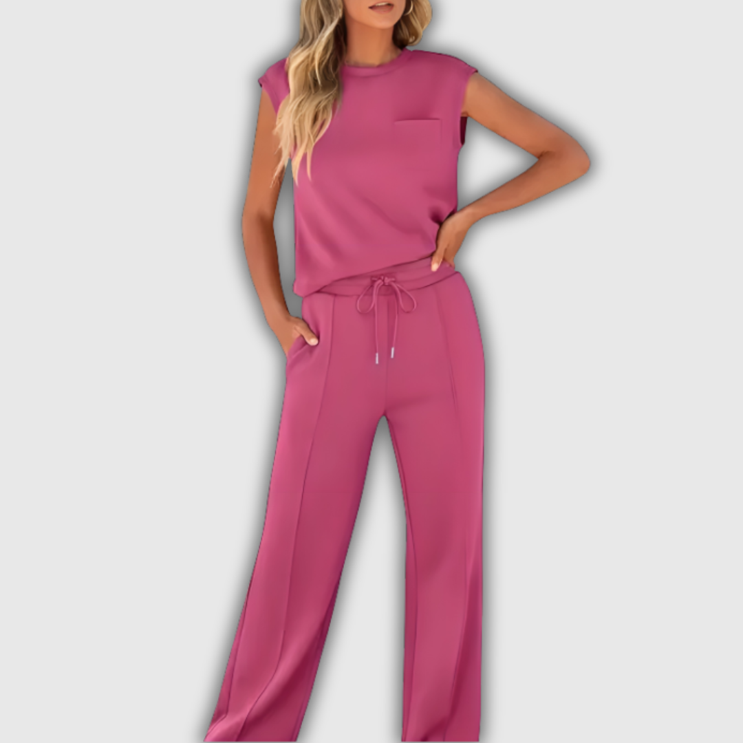 Abigaíl | Conjunto casual de verano con top sin mangas