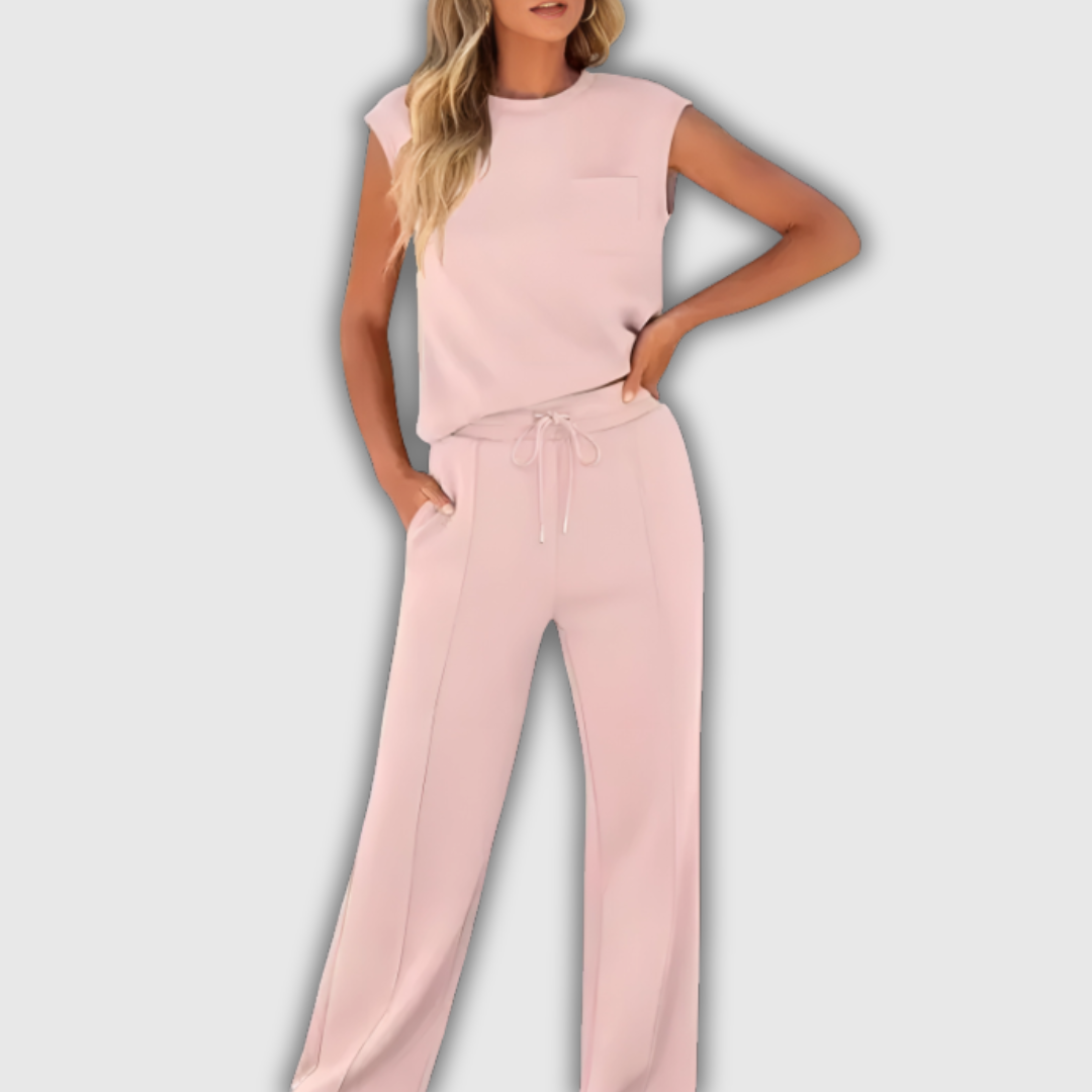 Abigaíl | Conjunto casual de verano con top sin mangas
