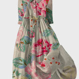 Vestido Largo Boemska con Flores