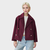 Blanka - Chaqueta corta de doble botonadura Ropa de abrigo elegante
