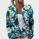 Lea - Cárdigan floral de otoño