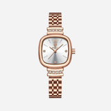 Tara® - Reloj en color oro rosa con cristales