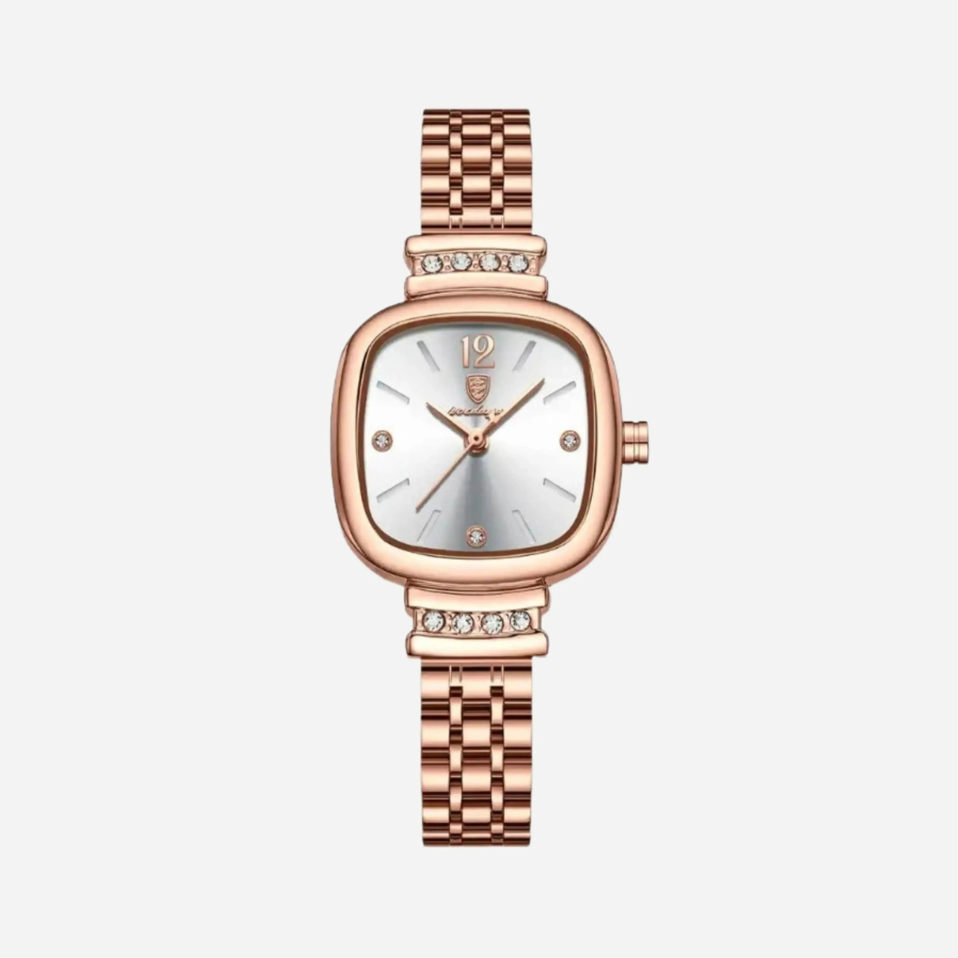 Tara® - Reloj en color oro rosa con cristales