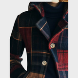 Noelle - Chaqueta de Lana Tartán Clásica