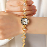 Mia® - Reloj dorado con cristales