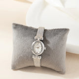 Iva® - Reloj dorado con pulsera trenzada