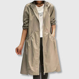 Paula - Impermeable largo para comodidad