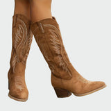 Biserka - Botas western bordadas con estilo