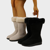 Luana – Botas con piel