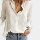Neda – camisa de lino clásica