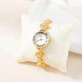 Mia® - Reloj dorado con cristales