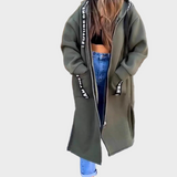 Rosa - Sudadera larga con capucha