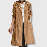Paula - Impermeable largo para comodidad