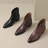 Camila - Botines con tacón bajo