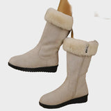 Luana – Botas con piel