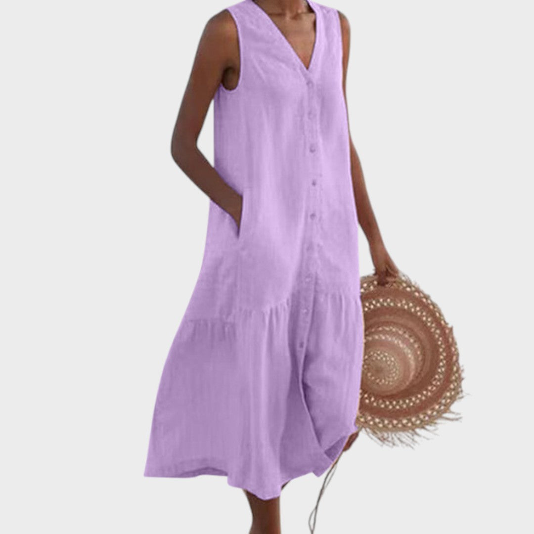 Vita - Vestido Elegante y Atractivo con Escote en V