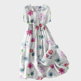 Ena - Vestido de verano con cintilla en la cintura