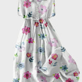 Vestido con Flores de Primavera