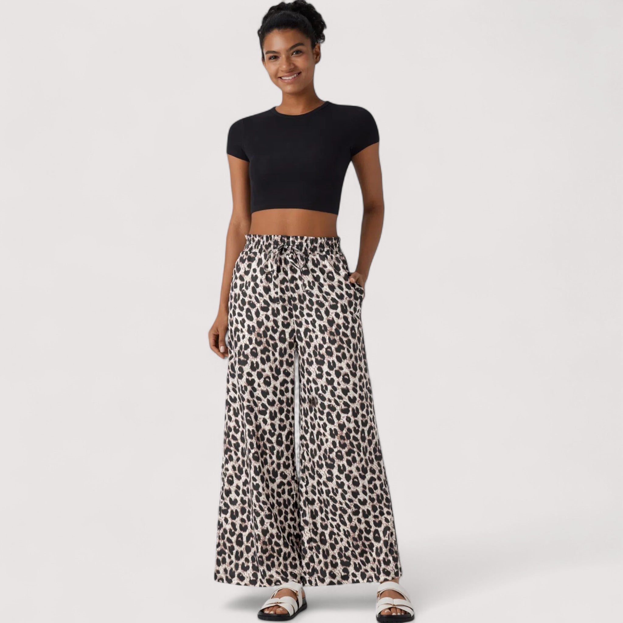 Slavica - Pantalones anchos tie-dye
