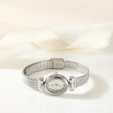 Iva® - Reloj dorado con pulsera trenzada