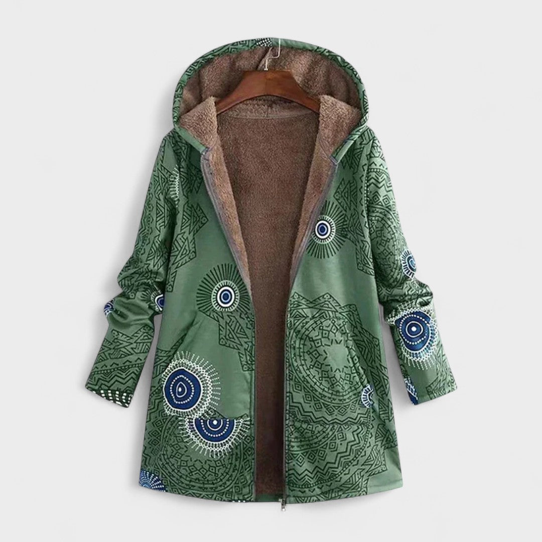 Bojana - Chaqueta cálida y suave con capucha