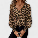Jadranka - Blusa de Leopardo Estilizada