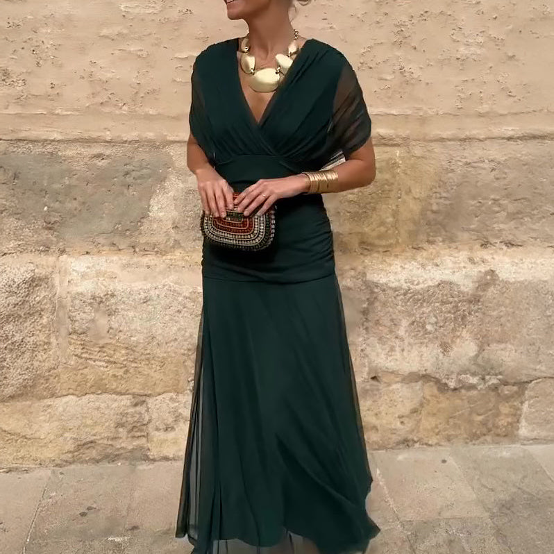 Vestido Luisa Escote en V